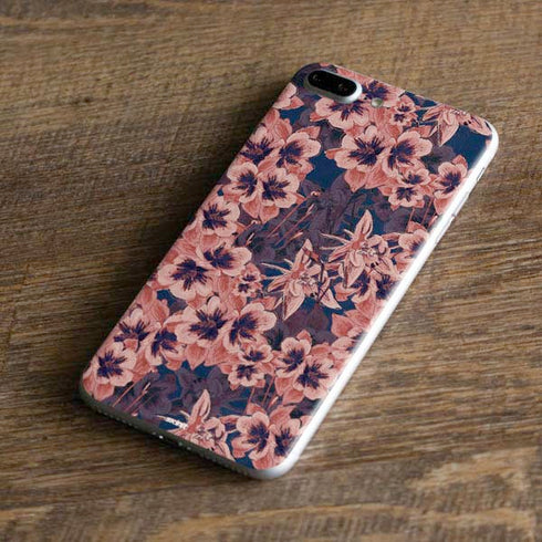 Dark Tapestry Floral iPhone 8 Plus Skin